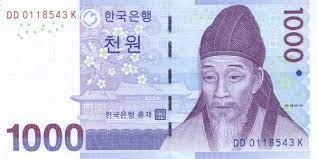 Perbedaan mata uang won milik korea selatan dan korea utara. Tukaran Mata Wang Kadar Tukaran Wang Matawang Korea Selatan Krw 1 000 Won