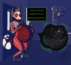 Robot Fuel (COMMISSION FOR u/PartyBringer55) : r/VoreButSFW