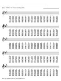 Native American Flute Blank Native American Flute Tablature Native American Flute Native American Flute Music Tablature