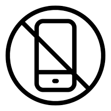 Black And White Mobile Phone Icon Check Out No Phone Icon From Iconbros Phone Cellphone Prohibited Prohibition Smartphone Communications Mobile Phone Signa Phone Icon Icon Flower Frame
