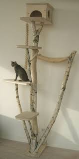 Enfin Un Arbre A Chat Qui Embellit Le Salon Mobilier De Chat Arbres A Chat Maison Et Diy Arbre A Chat