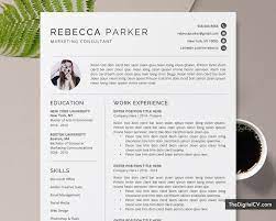 Professional Cv Format For Microsoft Word Cover Letter Modern Cv Template Clean Resume Template Editable Resume Template Teacher Resume Template 1 Page 2 Page 3 Page Resume Design Instant Download Thedigitalcv Com