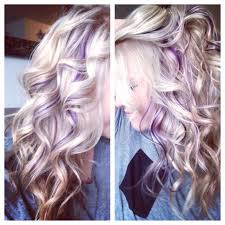 Hidden Purple Panels I Got Today Hair Purple Lilac Violet Blonde Panels Peekaboostreaks Blonde Hair With Blue Highlights Lilac Hair Blue Hair Highlights