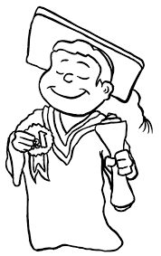 Best Student On Graduation Day Coloring Pages Color Luna