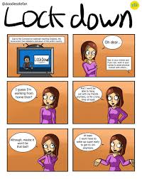 Some sketches i've drawn for a person i support with autism and ld to cheer them up during lockdown. A Lockdown Comic From Stefan Otr