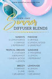 8 Summer Diffuser Blends You Ll Want To Try Summer Essential Oils Essential Oil Diffuser Recipes Summer Diffuser Blends