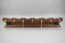 Antique French Hand Carved Oak And