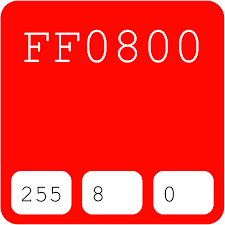 candy apple red ff0800 hex color code schemes paints