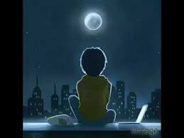 Man near torii gate wallpaper, gray temple wallpaper, landscape. Status Wa Keren Malam Hari Bikin Hati Tenang Youtube Night Sky Painting Sky Painting Night Sky Photography