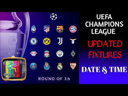 Select a team all teams arsenal aston villa brighton burnley chelsea crystal palace everton fulham leeds united leicester city liverpool manchester city manchester united newcastle united sheffield united southampton tottenham hotspur west. Uefa Champions League 2020 2021 Round Of 16 Leg 1 2 Fixtures Including Date And Time Youtube