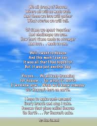 Nice Poem Poem For My Mom Heaven Poems Poems