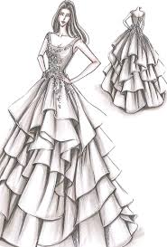 Dress Drawing Illustration Fashion Design Fashion Illustration Sketches Dresses Dress Design Drawing