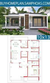 Settling in a tiny house (particularly the modern farmhouse variety) is more than just a trend; Sketchup Home Design Plan 10x13m With 3 Bedrooms Samphoascom Simple House Design Home Design Plan House Design