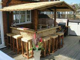 Pour acheter votre produit bar de jardin pas cher, et profiter des meilleurs. Epingle Par Megan Maria Sur Tiki Bar Bar Arriere Cour Bar Patio Motif De Cuisine En Plein Air