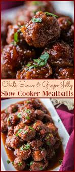 Raise Your Hand If Your Mom Used To Make Chili Sauce And Grape Jelly Slow Cooker Slow Cooker Meatballs Grape Jelly Meatballs Meatballs Grape Jelly Chili Sauce
