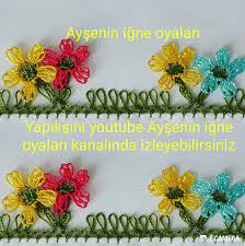 Yapilisi Youtube Aysenin Igne Oyalari Kanalinda Izleyebilirsiniz Oya Boncuk Isi Oya Ornekleri