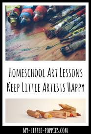 Homeschool Art Lessons Keep Little Artists Happy My Little Poppies Releasing you into the creativity you were born with!