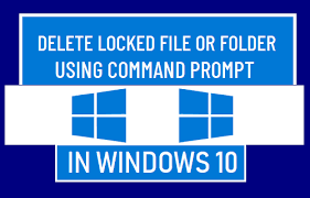 How i can delete these file any idea please. Delete Locked File Using Command Prompt In Windows 10