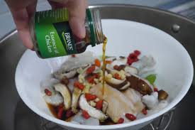 Steamed Chicken With Brand S Essence Of Chicken Recipes Steamed Chicken Chicken
