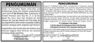 Iklan Pengumuman Pasang Iklan Murah Www Pusatpemasanganiklan Com