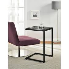 Aurelle Home Modern C Shaped End Table Overstock Shopping Great Deals On Aurelle Home Coffee Sofa End Tables C Table Altra Furniture Sofa End Tables