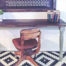 Building a diy desk is simpler than you think, and could save you money. Diy Rustic Farmhouse Desks From A Kitchen Table Thirty Eighth Street