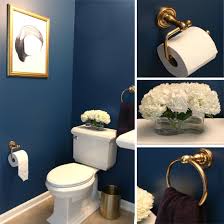 Dark Elegant Bathroom With Gold Accents Luxury Bathroom Elegant Bathroom Half Bathroom Decor