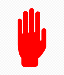 Hd Red Stop Hand Silhouette Icon Symbol Png Hand Silhouette Symbols Icon