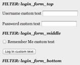 Customizing the Login Form « WordPress Codex