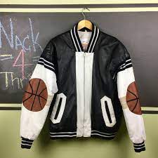 Vintage 90s Michael Hoban Sports Leather Jacket Basketball Etsy Cold Weather Outfits Leather Jacket Genuine Leather Jackets