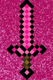 Minecraft Enchanted Diamond Sword Minecraft Wallpaper Minecraft Sword Minecraft Beads