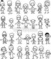 Karakuli Chlenov Mnogodetnyh Semej Von Virinaflora Lizenzfreies Foto 37081350 Auf Fotolia Com Kinder Zeichnen Strichzeichnung Kinderzeichnungen