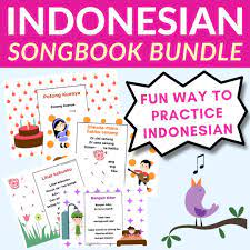 Indonesian Children S Song Book Bundle 50 Songs Childrens Songs Indonesian Language How To Memorize Things