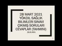 Yükseköğreti̇m kurumlari yabanci di̇l sinavi yökdi̇l sağlik bi̇li̇mleri̇ tamamı çözümlü çikmiş sorular eğitimde 30. 28 Mart 2021 Yokdil Cikmis Sorular Ve Cevaplar Yokdil Saglik Sorulari Ve Tahmini Cevaplari Youtube