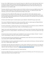 Nba 2k mobile is the nba 2k franchise 's latest game. Nba 2k19 Mobile App Locker Codes