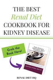 The Kidney Friendly Diet Cookbook Recipes For A Predialysis Kidney Disease Lifestyle Renal Diet Menu Headquarters In 2020 Renal Diet Kidney Diet Renal Diet Recipes