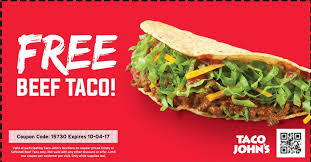 Ancho shrimp, chile lime sauce, shredded cabbage mix, topped with pico de gallo. Tacojohns On Twitter Plan For Dinner 1 Get Free Taco Coupon 2 Go To Taco John S 3 Eat Free Taco 4 Bask In Glory Of Nationaltacoday