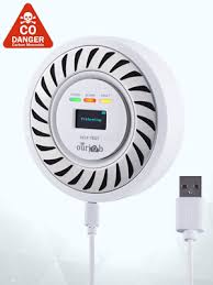 An effective carbon monoxide alarm will detect early levels of co. Lithium Rechargeable Battery Co Gas Tester Co Detector Carbon Monoxide Alarm Silver Gray Electrochemical Sensor Co Alarm Usb Plug In Co Monitor With Oled Digital Display For Home Garage Caravan Carbon Monoxide Detectors