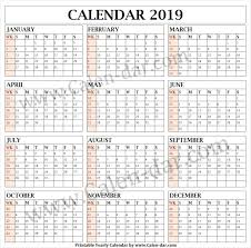 Calendar 2019 Week Wise Calendar Printables Print Calendar Calendar