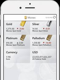 Monex Live Precious Metal Prices App Gold And Silver