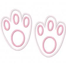 3d spring paper tree craft template →. Rabbit Feet Drawing