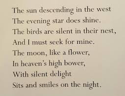 Night William Blake Poetry For Kids Nature Quotes Beautiful Words