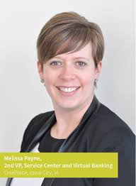 A huge congratulations to Melissa Payne, 2nd Vice President, Service Center  and Virtual Banking! She was recently named
