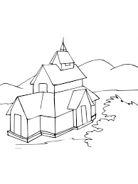 All these santa coloring pages are free and can be printed in seconds from your computer. Stave Church Coloring Page Free Printable Coloring Pages For Kids