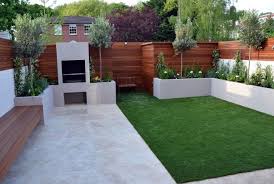 A Perfect Blend Of Wood And Ceramics Back Garden Design Modern Garden Landscaping Small Garden Design
