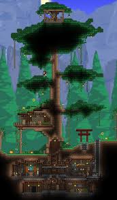 Living Tree House Terraria House Design Terraria House Ideas Tree House