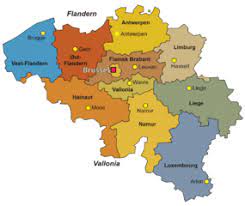 Flandria, walonia, dan kota brussels File Belgia Regioner Og Provinser Png Wikimedia Commons