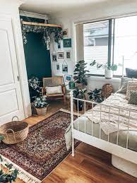 Bohemian Style Homes Vintage Decor Light And Airy Design Home Accessories Book Shelves Art Photos War Boho Bedroom Design Bedroom Makeover Bedroom Decor