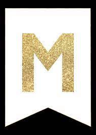That's a tough question, with so many to choose from. Gold Free Printable Banner Letters Paper Trail Design
