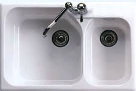 33 inch fireclay double bowl sink